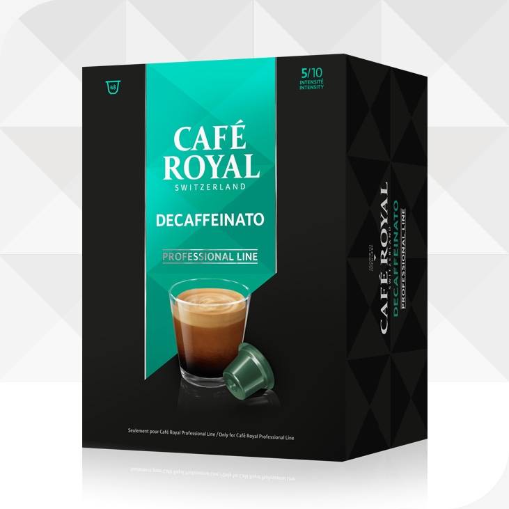 48 Capsules DECAFFEINATO Café Royal Pro
